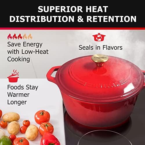 Heavy duty six quart stew pot with lid — photo 4