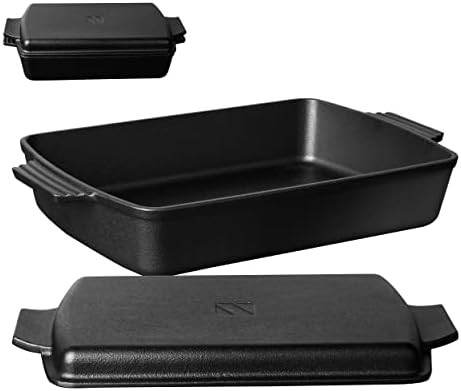 Rectangular 2 in 1 cast iron set