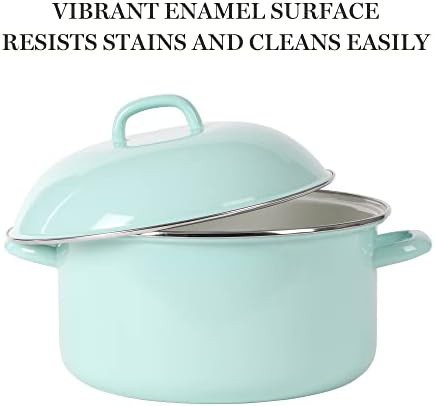 Martha Stewart Thayer 6.4 quart blue steel dutch oven — photo 3