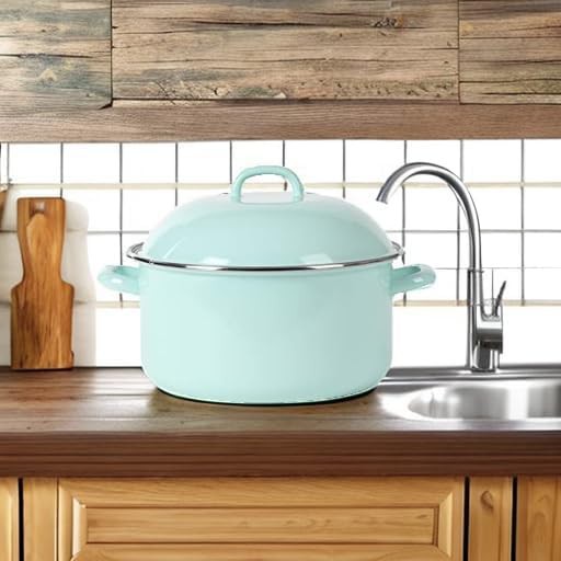 Martha Stewart Thayer 6.4 quart blue steel dutch oven — photo 5