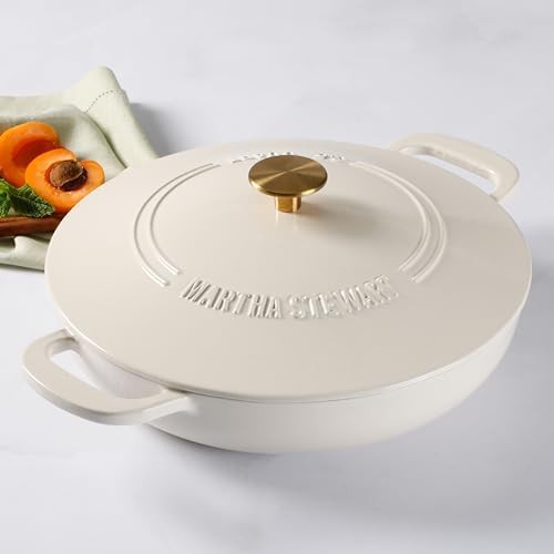 Martha Stewart Gatwick 3.5 quart linen braiser pot — photo 3
