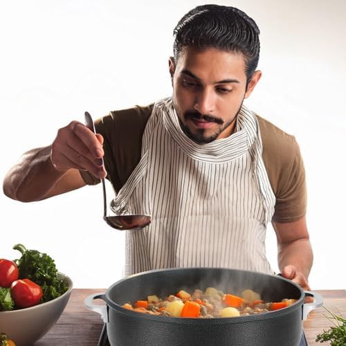 Large black nonstick aluminum caldero pot — photo 3