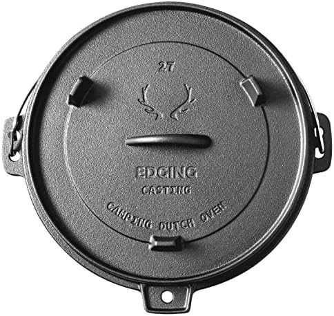 4.5 quart pre-seasoned camping pot with legs — photo 5