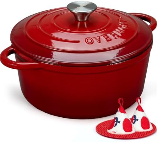 Dual handle five quart braising pot