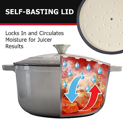 Mueller 6 quart enameled pot for stews — photo 4