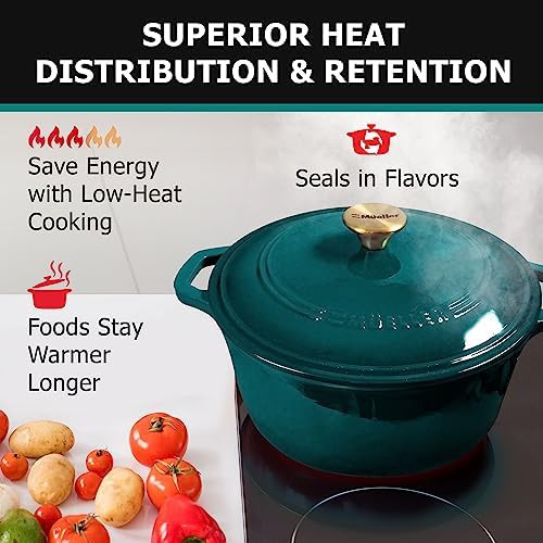 Mueller DuraCast 6 quart artisan Dutch oven pot — photo 4