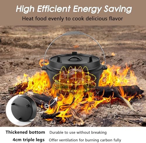 Seven quart camping pot with lid lifter — photo 5