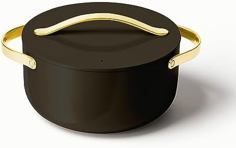 Caraway ceramic non-stick roasting pot with lid