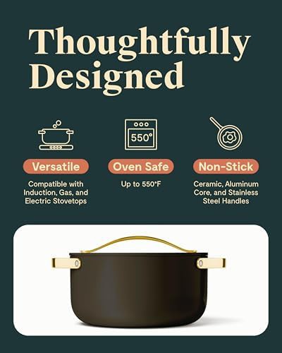Caraway ceramic non-stick roasting pot with lid — photo 3