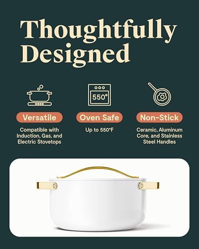Caraway ceramic stew pot with lid 6.5 qt — photo 3