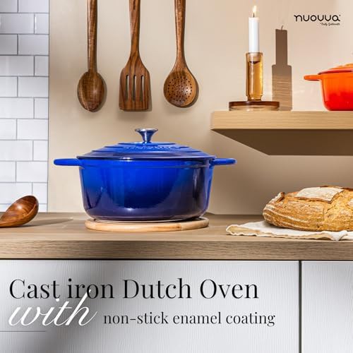 Dark blue heavy duty 6.4 quart pot — photo 4