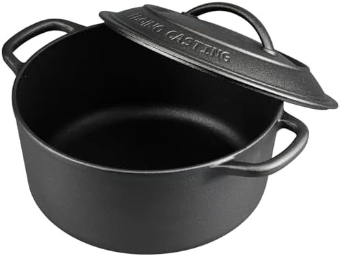 5 quart black pre-seasoned round pot — photo 3