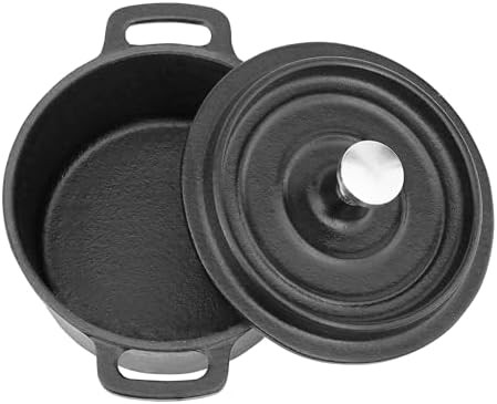 Pre-seasoned mini cast iron cocotte set — photo 4