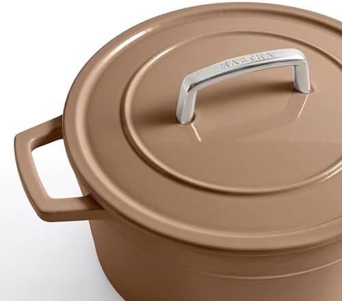 Martha Stewart 7 qt enameled cast iron dutch oven — photo 4