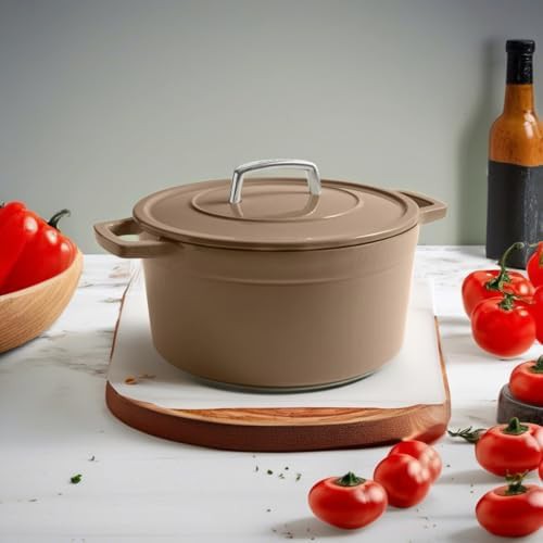 Martha Stewart 7 qt enameled cast iron dutch oven — photo 5