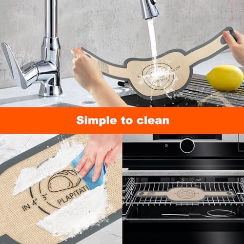 Gray oval silicone bread baking mats — photo 5