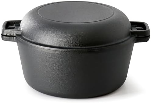Cast iron pot with skillet lid — photo 3