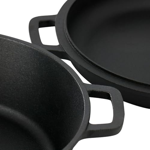 Cast iron pot with skillet lid — photo 5