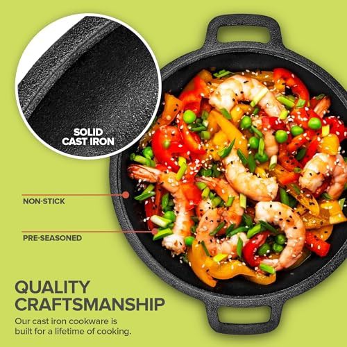 Cast iron five quart pot and skillet lid — photo 4
