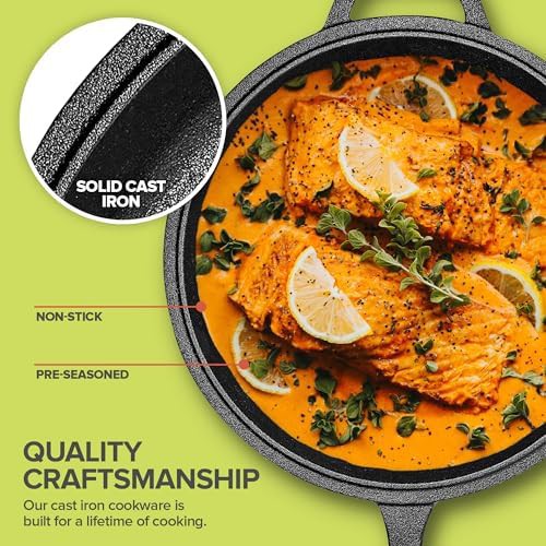 Cast Iron Three Quart Dutch Oven Skillet Combo — photo 4