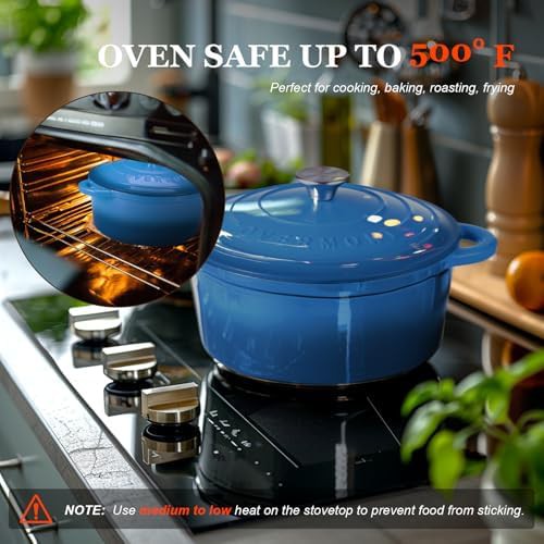 Seven quart enameled cast iron stew pot — photo 5