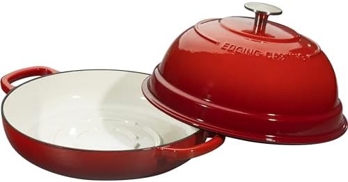 6 quart red enameled round bread oven — photo 5