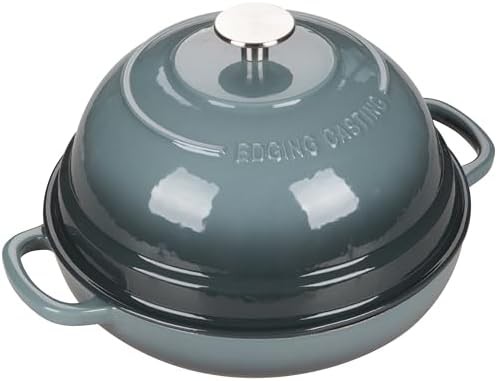 6 quart slateblue enameled round bread oven — photo 4