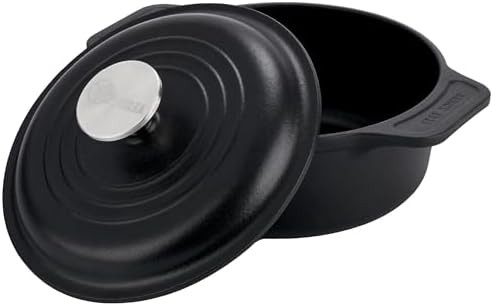 Two quart small cast iron pot