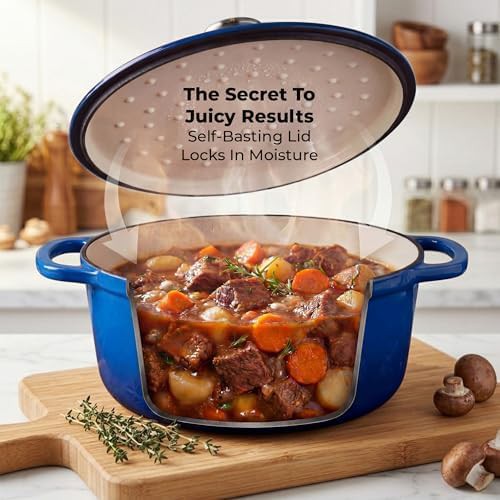 Blue six quart heavy duty pot — photo 4
