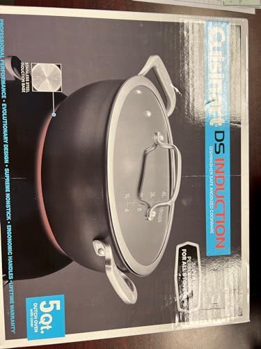 Induction safe 5 quart anodized dutch oven — photo 5