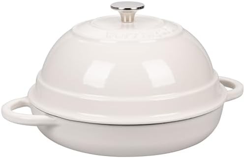 Enameled cast iron 6 quart white dutch oven — photo 5