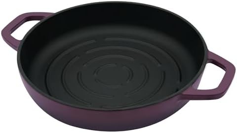 Magenta enameled cast iron bread baking oven — photo 4
