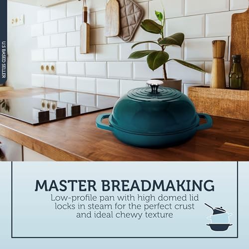 Ten Inch Enameled Cast Iron Bread Cloche — photo 3