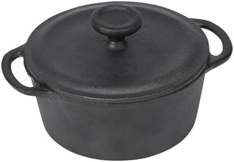 GoodCook mini cast iron personal-sized black pot