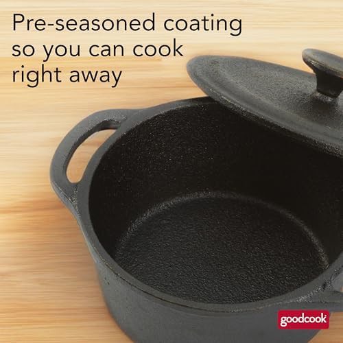 GoodCook mini cast iron personal-sized black pot — photo 3