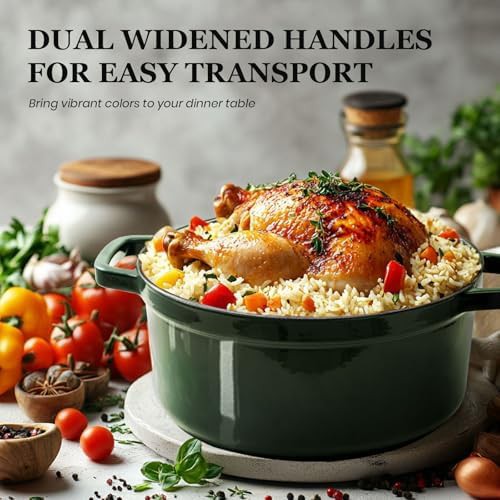 Five quart enameled cast iron stew pot — photo 3