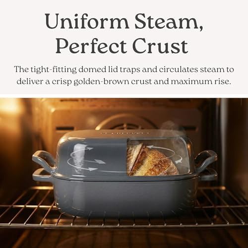 Sage green 6 quart rectangle sourdough bread oven — photo 5