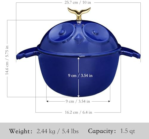 Small enameled cast iron dutch oven — photo 3