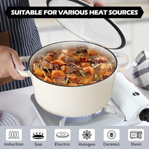 TeamFar induction safe 6qt dutch oven — photo 5