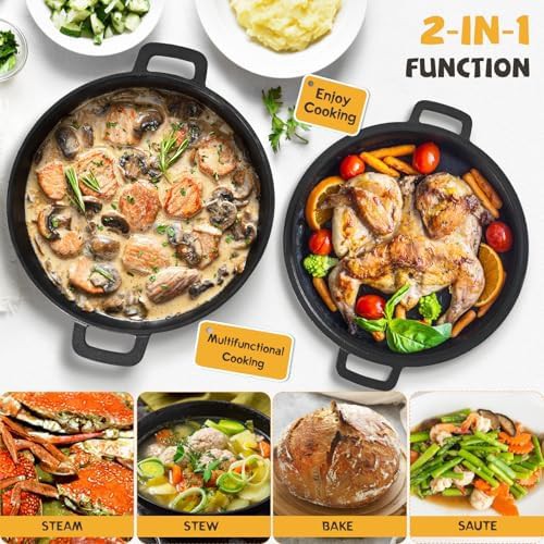 Bigfit 5qt cast iron bread pan with lid — photo 5