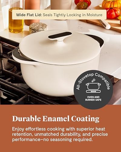 Caraway enameled cast iron round dutch oven 6 qt — photo 3