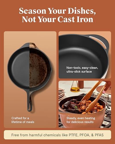 Caraway enameled cast iron round dutch oven 6 qt — photo 4