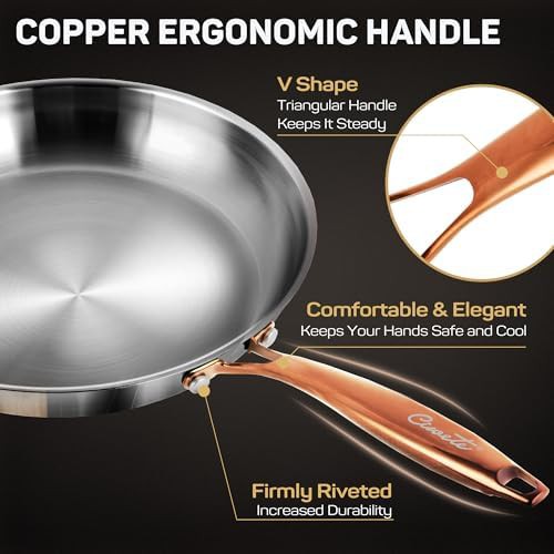 Six quart stainless pot and twelve inch skillet — photo 4