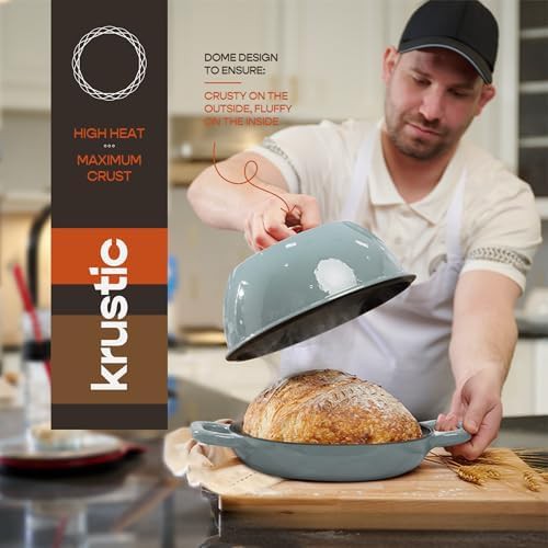 Sea salt round bread baking pot — photo 4