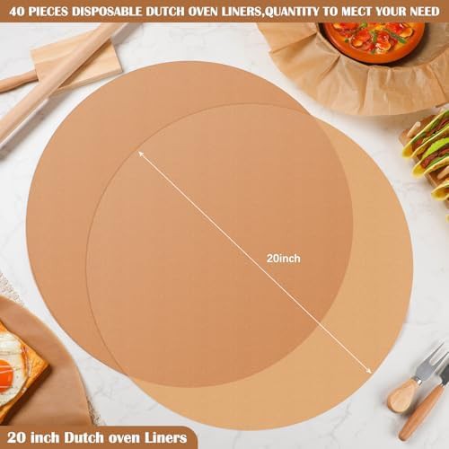 Round parchment paper liners for baking — photo 3