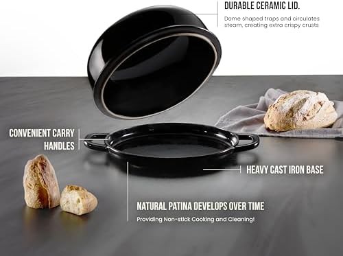 Kook bread oven with ceramic lid and black pan — photo 3