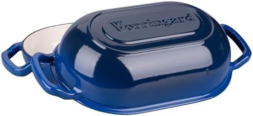 Enameled cast iron 5 quart blue loaf pan — photo 4