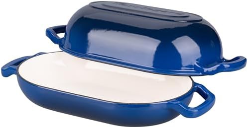 Enameled cast iron 5 quart blue loaf pan — photo 5