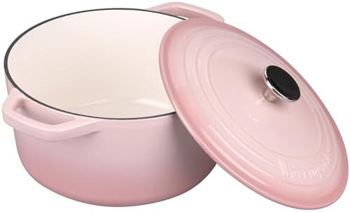 Enameled cast iron 4.5 quart pink bread oven — photo 5