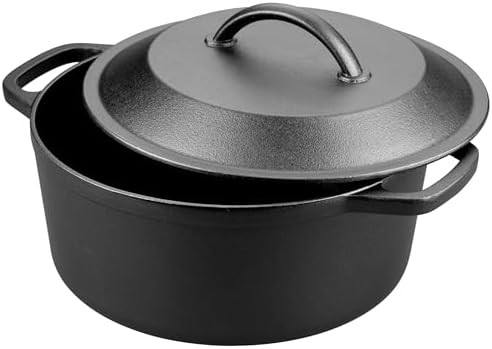 Pre-seasoned cast iron 3 quart black pot — photo 4